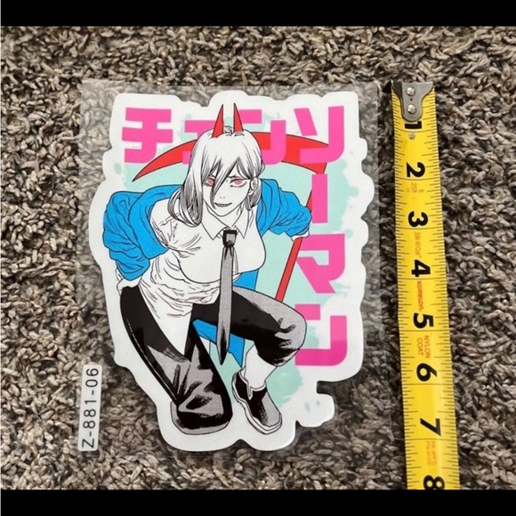 Chainsaw Man Car Sticker Japanese Anime - Picture 2 of 3